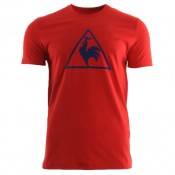 Le Coq Sportif Abrito Tee Ss M Pur Rouge Rouge T-Shirts Manches Courtes Homme Pas Chere